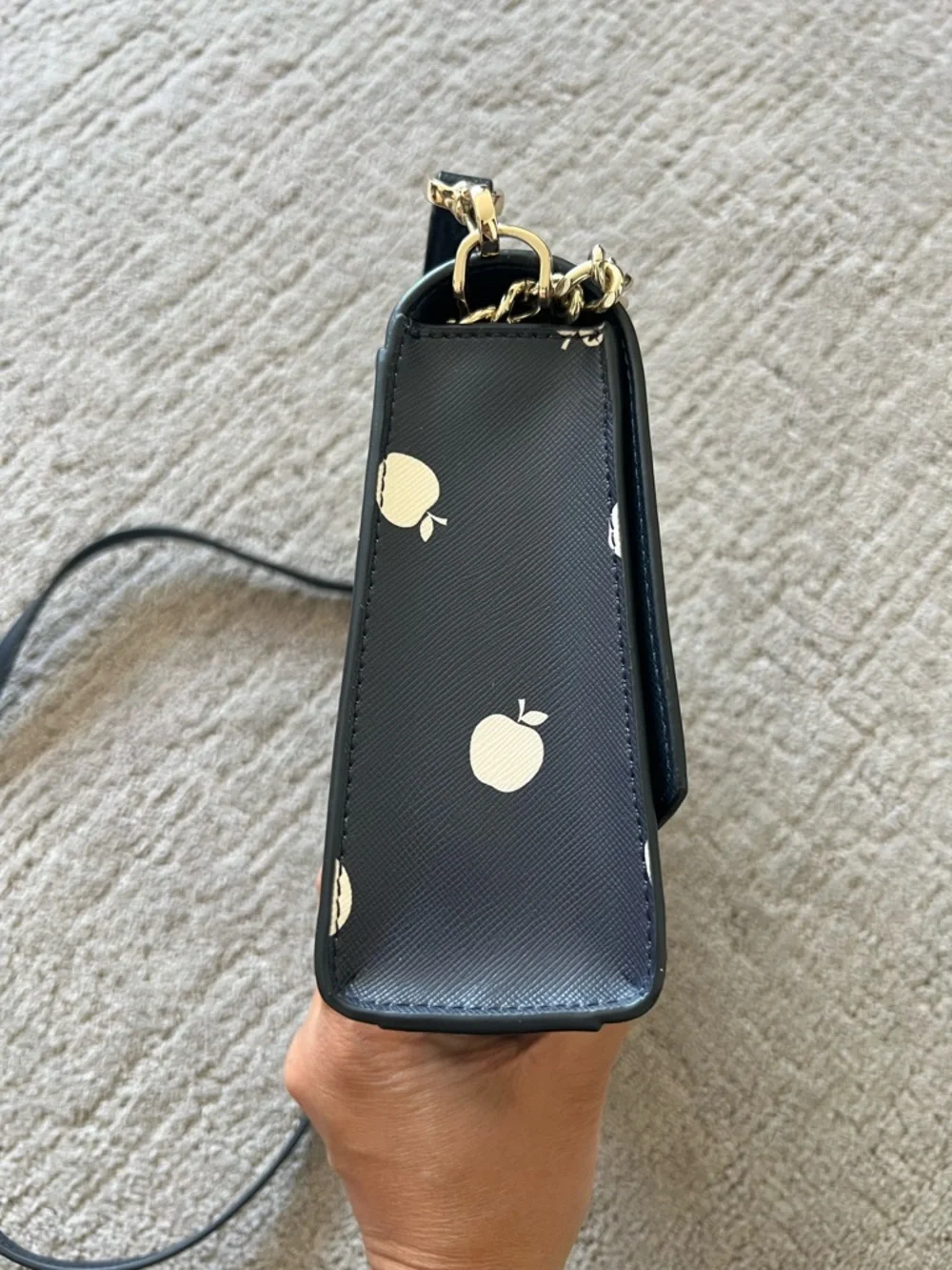 Kate Spade Carson Orchard Toss Convertible Crossbody, Apple Print - Picture 6 of 16